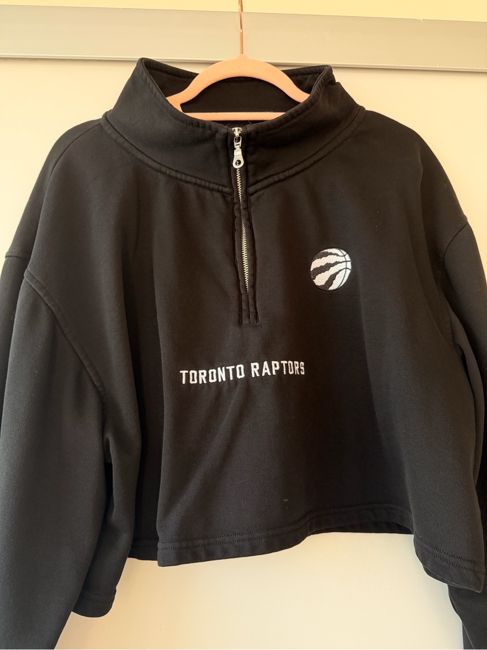 Toronto Raptors Cropped Quarter-Zip - Picture 3 of 4